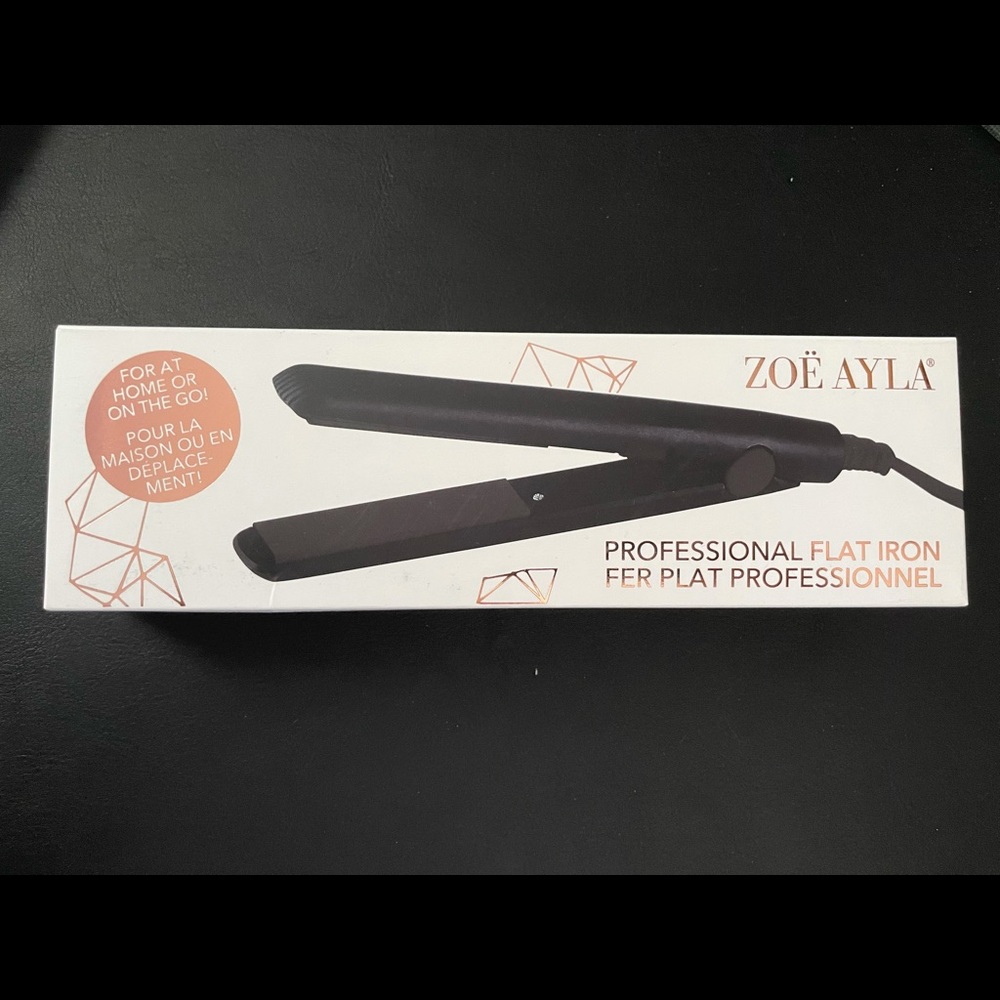 NIB Zoe Ayla Professional Mini/Travel Flat Iron